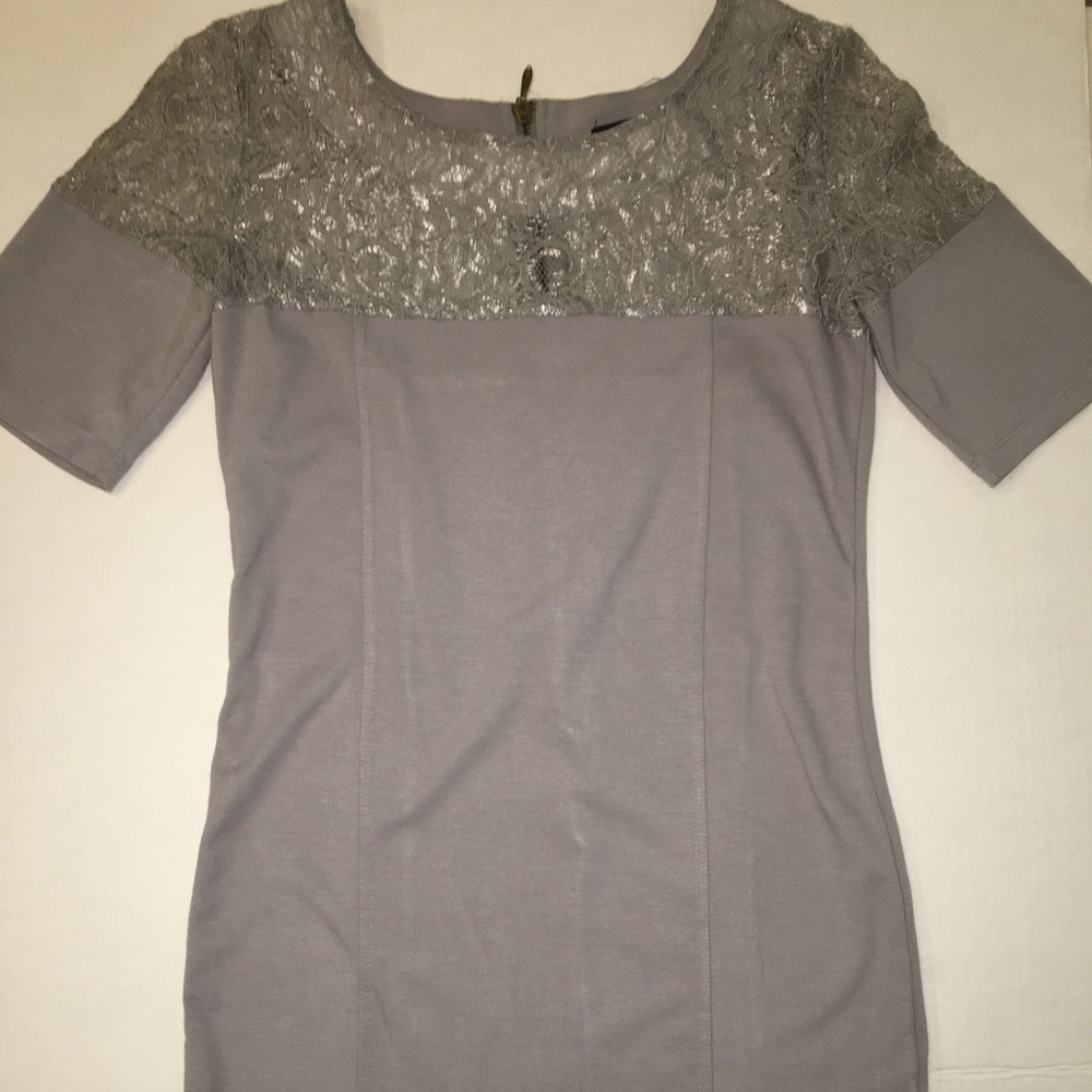 BCBG lace top dress.